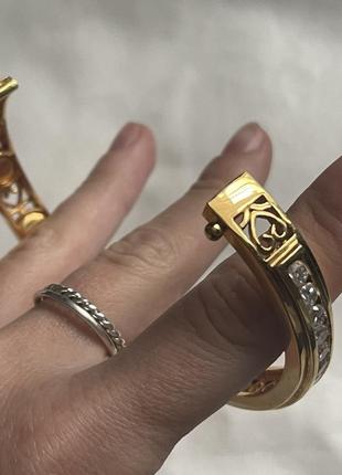 Винтажный позолоченный браслет