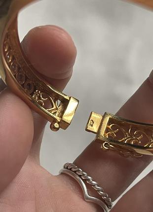 Винтажный позолоченный браслет