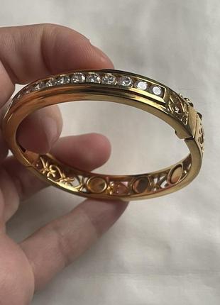 Винтажный позолоченный браслет