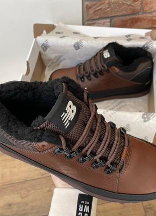 Мужские кроссовки new balance 754 brown хутро5 фото