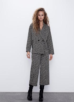 Zara кюллоты в принт