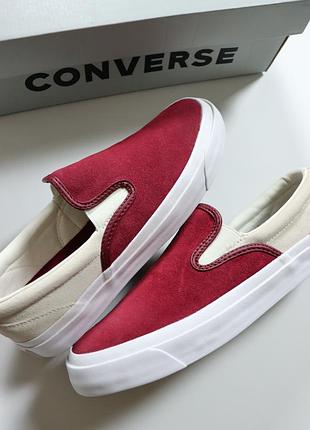 Новые замшевые слипоны converse cons one star pro slip on. skate sb sk8 era vans stefan janoski carhartt hi old skool ctas cdg chuck taylor кеды2 фото