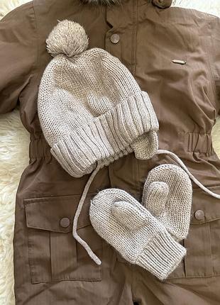Шапка и рукавички набор h&amp;m