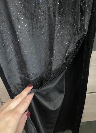 Оксамитова сукня з блискітками5 фото