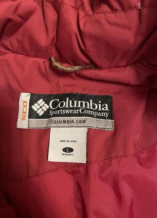 Подовжена зимова куртка columbia з теплим воротом7 фото