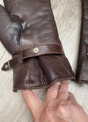 Эксклюзивні шкіряні чоловічі перчатки3 фото