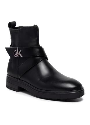 Кожаные полусапожки calvin klein