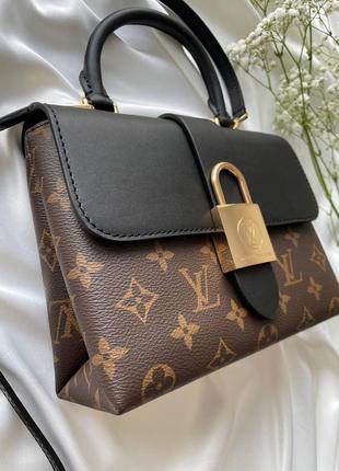 Шикарна шкіряна сумка в стилі louis vuitton locky4 фото