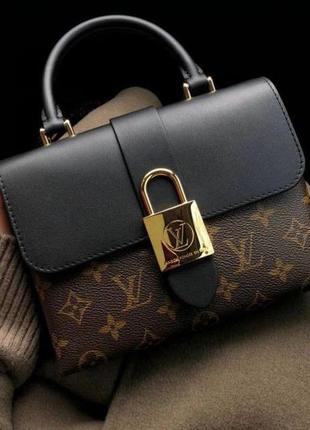 Шикарная кожаная сумка в стиле louis vuitton locky10 фото