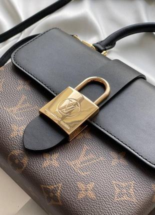 Шикарная кожаная сумка в стиле louis vuitton locky9 фото