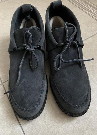 Ugg оригинал ботильоны, ботинки р.41 натур. замша