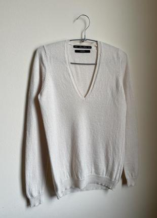 Кашемировый свитер пуловер zara