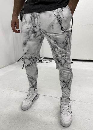 Спортивные штаны утепленные серые5 фото