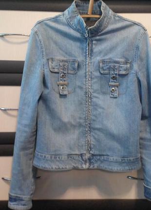 Стильный джинсовый жакет-пиджак.2 фото