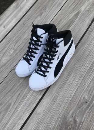 Кроссовки puma mid l gum white кроссовки для спорта бега атлетики спорт зала2 фото