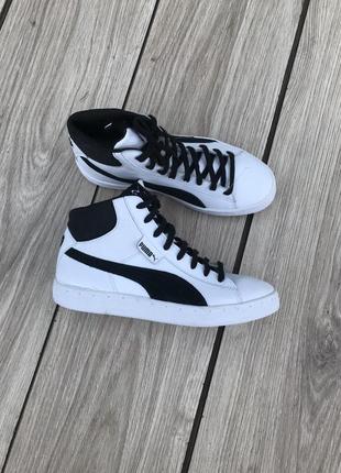 Кроссовки puma mid l gum white кроссовки для спорта бега атлетики спорт зала8 фото