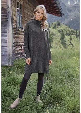 Женское платье-свитер esmara крупной вязки оверсайз размер м3 фото