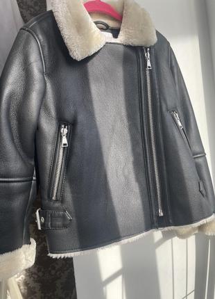 Куртка дубленка детская zara
