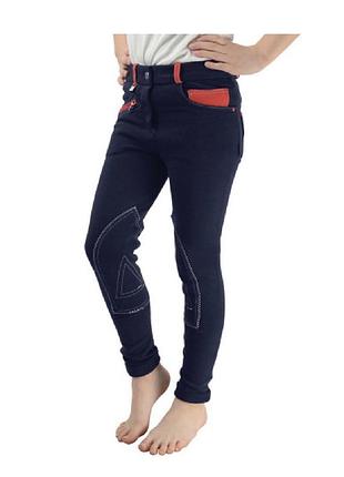 Штани для верхової їзди/кінного спорту на дівчинку