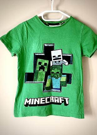 Футболка minecraft 134-140 оригинал