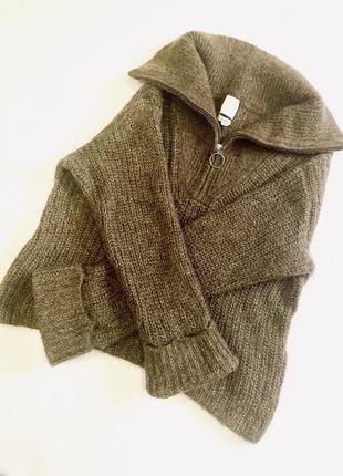 Теплый свитер h&amp;m ( шерсть, альпака) 6