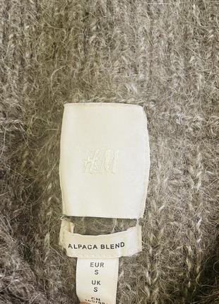 Теплый свитер h&m ( шерсть, альпака) 7