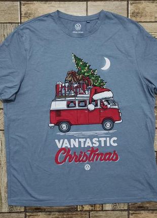 Різдвяна, новорічна футболка volkswagen christmas