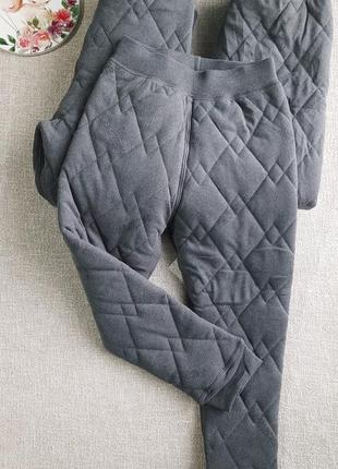 Зимние брюки утепленные на холлофайбере8 фото