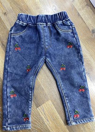 Джинсы утепленные