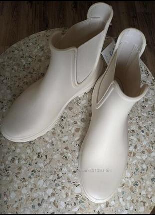 Стильні жіночі гумові сапожки, полусапожки, челсі, ботинки, боти, сапоги, гумові чоботи