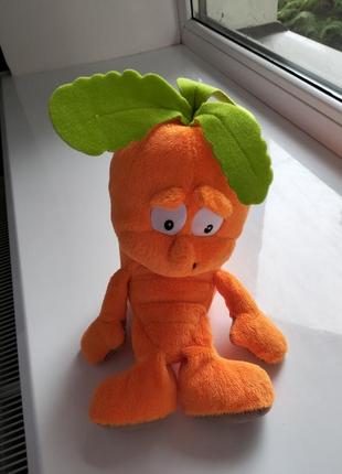 Мягкая игрушка морковь морковка1 фото