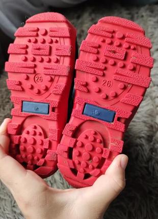 Зимові гумові чоботи, утеплені гумаки, ризинові сапоги5 фото