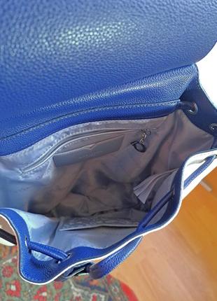 Рюкзак alba soboni синьо-білий6 фото