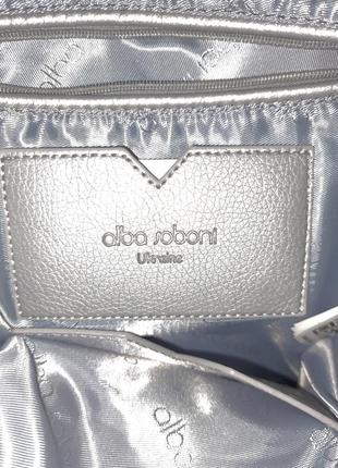 Рюкзак alba soboni синьо-білий10 фото