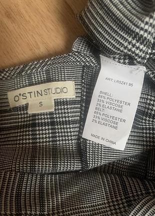 Базовый классический сарафан в клетку оstin размер s