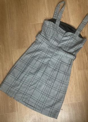 Базовый классический сарафан в клетку оstin размер s