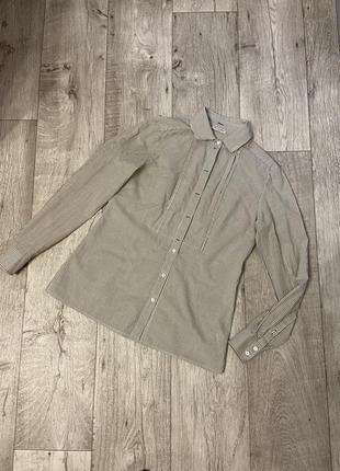 Базова смугаста сорочка massimo dutti розмір 44-46