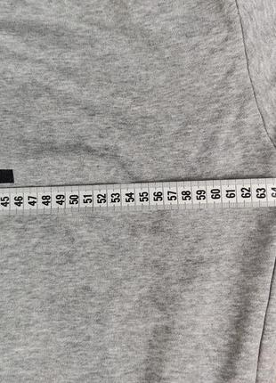 Худи толстовка кофта свитшот пуловер оверсайз мужской серый большой логотип diesel8 фото