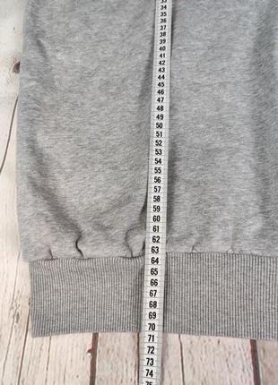Худи толстовка кофта свитшот пуловер оверсайз мужской серый большой логотип diesel7 фото