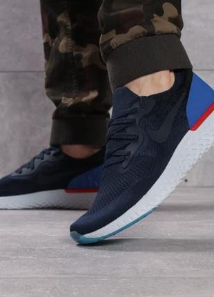 Sale! кроссовки мужские nike epic react темно-синие4 фото