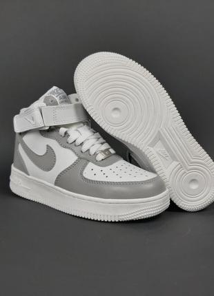 Кроссовки мех зимние nike air force 12 фото