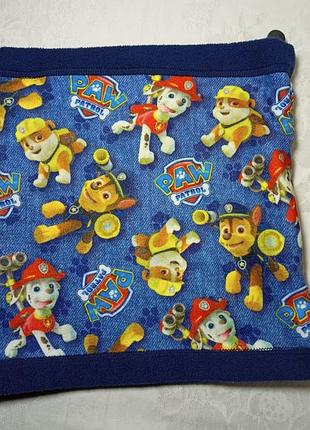 Бафф с принт щенячий патруль paw patrol. баф флис. новый