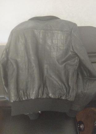 Куртка кожаная утепленная, чазаре пачки. размер от хс-м2 фото