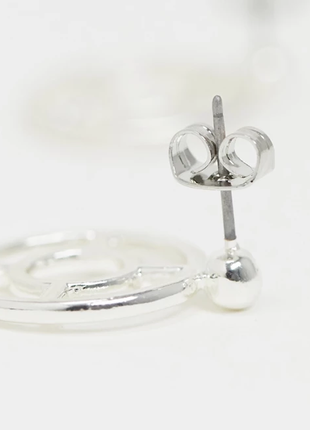 Новые минималистичные покрытые серебром серьги от saint lola3 фото
