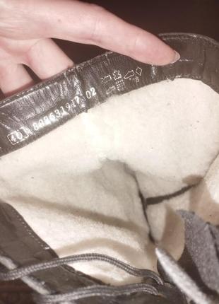 Сапоги зимние кожаные на натуральном меху, rieker antistress, размер 40, в красивом состоянии.4 фото