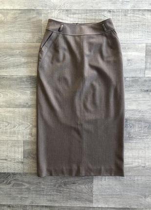 Стильная шерстяная юбка2 фото