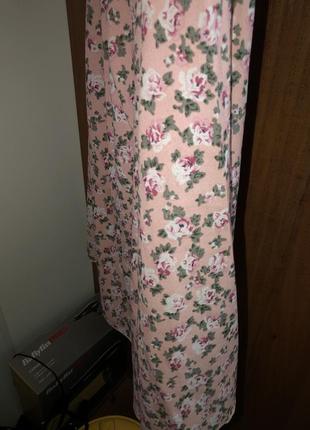 Сукня рожева в квітку2 фото