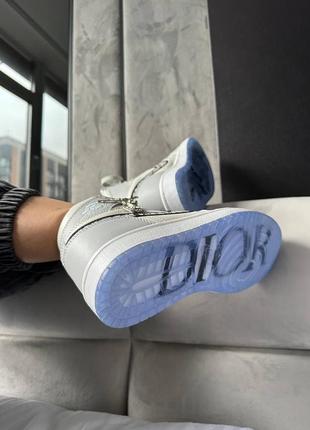 Кроссовки nike air jordan 1 retro high dior8 фото