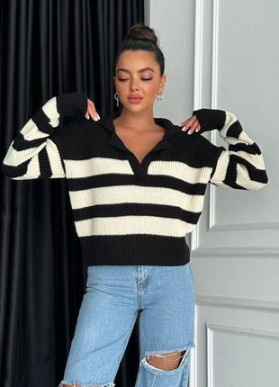 Жіночий светр-поло 2 кольори. турція 2plgu789-3051rве