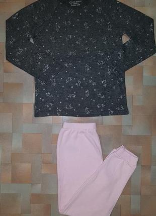 Теплый домашний комплект primark 8-10 лет 134-140 см